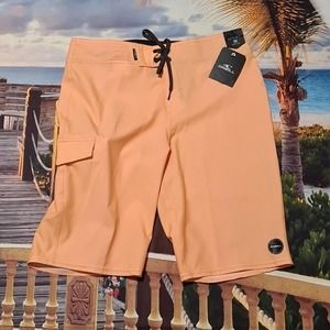 O'Neill Orange Board Shorts Size 30 NWT